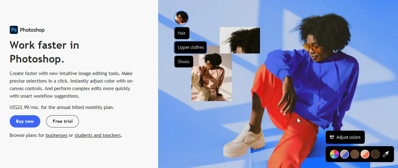 Adobe Photoshop (Latest Version Recommended)