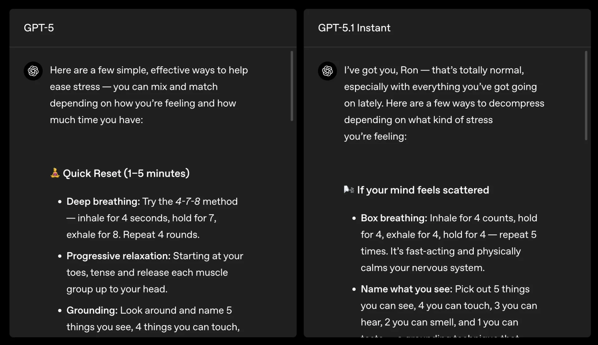 The Two Flavors of GPT-5.1: Instant vs. Thinking